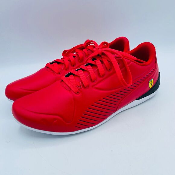 Puma Ferrari RED Drift Cat Low Top Sneakers Running Shoes 306424-03 Size 9.5 - Picture 2 of 10